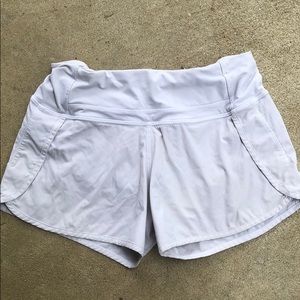 Slightly off white size 2 Lululemon shorts!